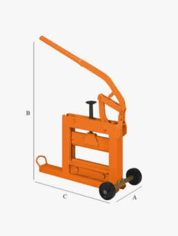 Cizalla/guillotina para ladrillos y adoquines Disset Odiseo